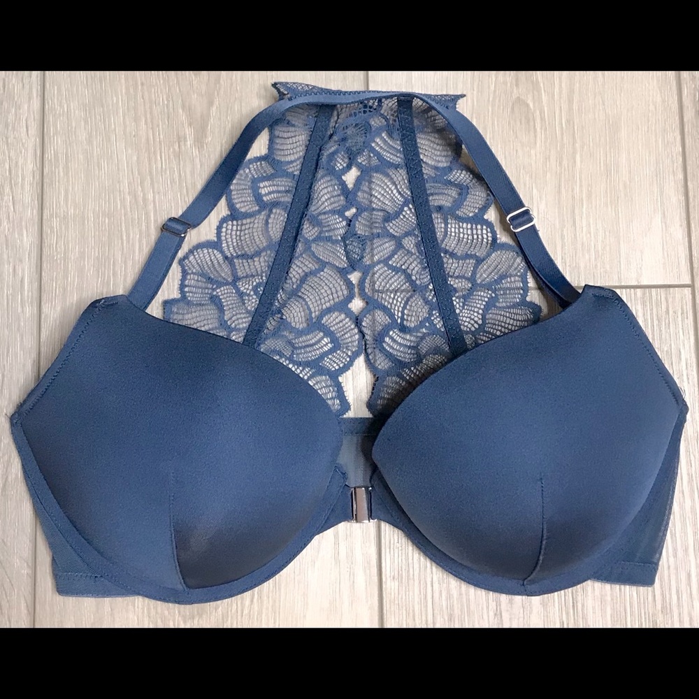 Adore Me EXTREME PADDED PUSH UP  Underwire Front Closure 05758 34D